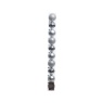 Decoris Decoris 10 Pack Baubles - Shiny/Matt/Glitter Silver