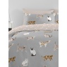 Fusion Fusion Cats Duvet Set - Grey