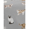 Fusion Fusion Cats Duvet Set - Grey