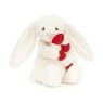 Jellycat Bashful Bunny With Candy Cane 18cm