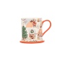 Cath Kidston Cath Kidston Christmas Ditsy Mug & Coaster Set