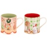 Cath Kidston Cath Kidston Chistmas Mollie Mugs Set of 2