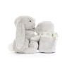 Jellycat Jellycat Bashful Silver Bunny Soother