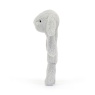 Jellycat Jellycat Bashful Silver Bunny Ring Rattle