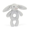 Jellycat Jellycat Bashful Silver Bunny Ring Rattle