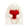 Jellycat Bashful Red Love Heart Bunny Original