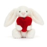 Jellycat Bashful Red Love Heart Bunny Little