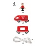 Brio Travel Rechargeable Train Red