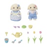 Sylvanian Families Blossom Gardening Set - Flora Rabbit Sister & Brother