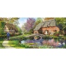 Gibsons Gibsons Cottage by the Brook 636 Piece Panoramic Puzzle