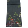 Peggy Wilkins Winter Robins Table Runner 35x190cm - Pewter