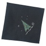 Peggy Wilkins Magical Woodland Napkin 45cm - Pewter