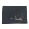 Peggy Wilkins Magical Woodland Placemat 33x45cm - Pewter