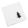 Peggy Wilkins Metallic Tree Napkin 45cm - White