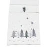 Peggy Wilkins Metallic Tree Table Runner 35x190cm - White