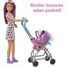 Barbie Skipper Babysitters Stroller Doll And Playset