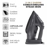 Tower T22008G Cord/Cordless Steam Iron - Grey