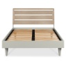 Delta Scandi Oak & Soft Grey Slatted Bedstead