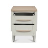 Delta Scandi Oak & Soft Grey 2 Drawer Nightstand