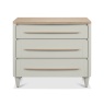 Delta Scandi Oak & Soft Grey 3 Drawer Wide Chest