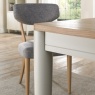 Delta Scandi Oak & Soft Grey 4-6 Seater Extending Dining Table