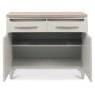 Delta Scandi Oak & Soft Grey Narrow Sideboard