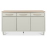 Downtown Delta Scandi Oak & Soft Grey Wide Sideboard