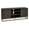 Vancouver Fumed Oak Entertainment Unit With Door