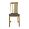 Downtown Hardwick Oak Slatted Back Dining Chair