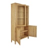 Downtown Hardwick Oak Display Cabinet