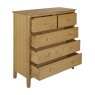 Hardwick Oak 2 + 3 Chest of Drawers