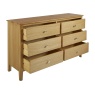 Hardwick Oak 3 + 3 Chest of Drawers