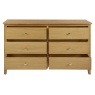 Hardwick Oak 3 + 3 Chest of Drawers