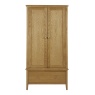 Hardwick Oak Double Wardrobe