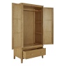 Hardwick Oak Double Wardrobe