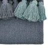 Reynosa Tassel Throw 130cm X 170cm - Blue