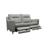 G Plan G Plan Austen 2 Seater Leather Sofa With Double Power Footrest & USB