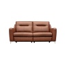 G Plan G Plan Austen 3 Seater Leather Sofa With Double Power Footrest & USB