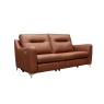 G Plan G Plan Austen 3 Seater Leather Sofa With Double Power Footrest & USB