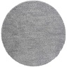 Mastercraft Mastercraft 023-0500/4258 Mehari Shaggy Round Rug - Grey