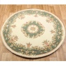 Melrose Interiors Melrose Royal Round Rug - Cream/Green