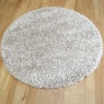 Mastercraft Mastercraft 039-001/2211 Twilight Shaggy Round Rug - Linen/White