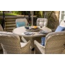 Hartman Hartman Eton 6 Seat Dining Set With Parasol & Base - Beech