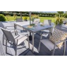 Hartman Hartman Rio 6 Seat Dining Set With Parasol & Base - Taupe