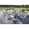 Hartman Hartman Rio 6 Seat Dining Set With Parasol & Base - Taupe