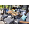 Hartman Hartman Asher Lounge Set With Adjustable Table - Grey/Teak