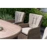 Lifestyle Garden Lifestyle Garden Martinique 6 Seat Oval Dining Set - Woodsmoke Finish