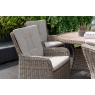 Lifestyle Garden Lifestyle Garden Martinique 6 Seat Oval Dining Set - Woodsmoke Finish