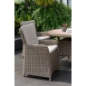 Lifestyle Garden Lifestyle Garden Martinique 6 Seat Oval Dining Set - Woodsmoke Finish