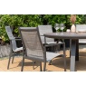 Lifestyle Garden Lifestyle Garden Urbanite 6 Seat Round Dining Set - Dark Grey